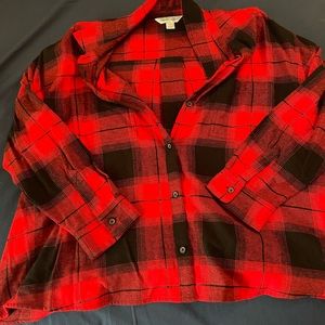 Old Navy Cropped Flannel